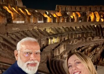“Welcome to Rome, My Friend!”: Italian PM Giorgia Meloni Shares Selfie With PM Modi as He Arrives in Italy