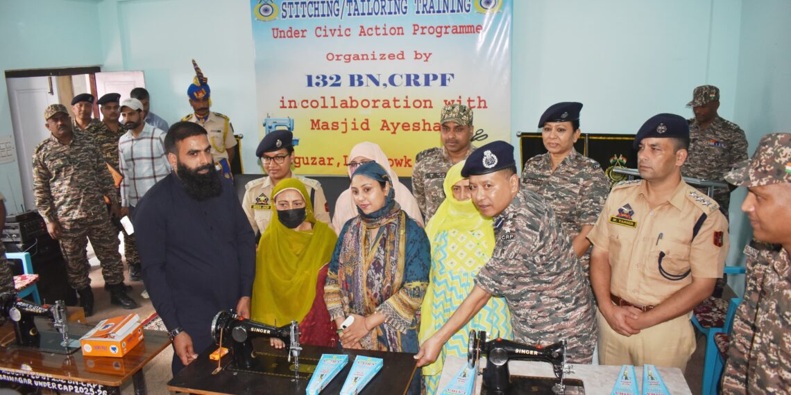 CRPF Organises Closing Ceremony of Women Tailoring Programme Under Civic Action Initiative in Srinagar
