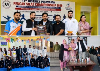 Er. Aijaz Hussain Calls Sports Key to Youth Empowerment at Pampore Championship