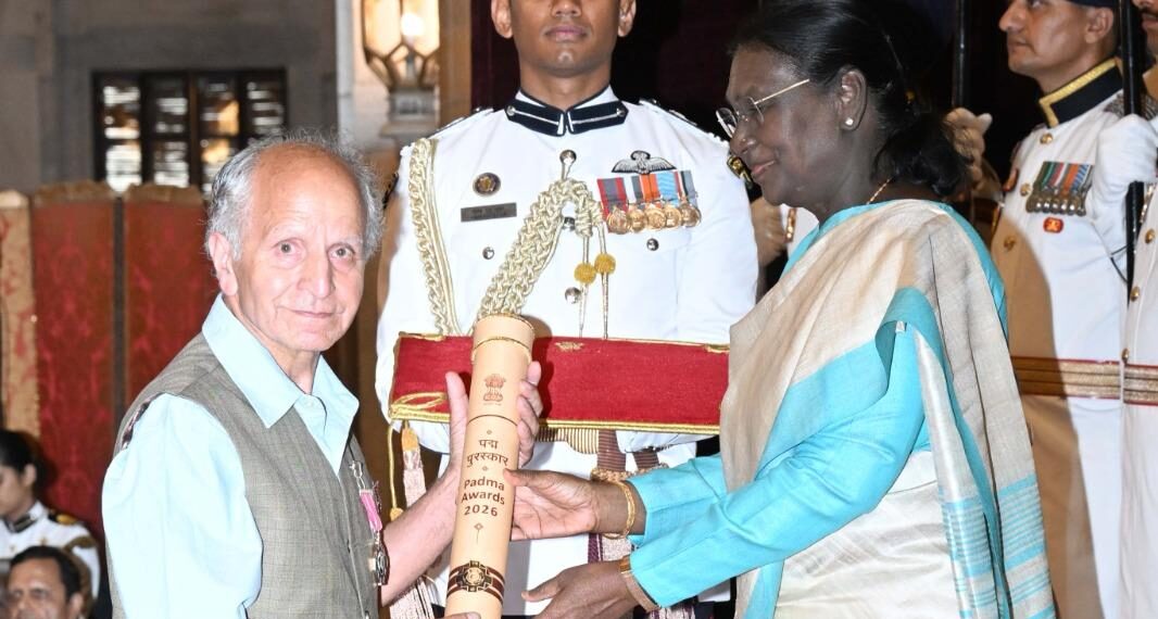 President Murmu Confers Padma Shri on Prof Shafi Shauq for Contribution to Literature, Education