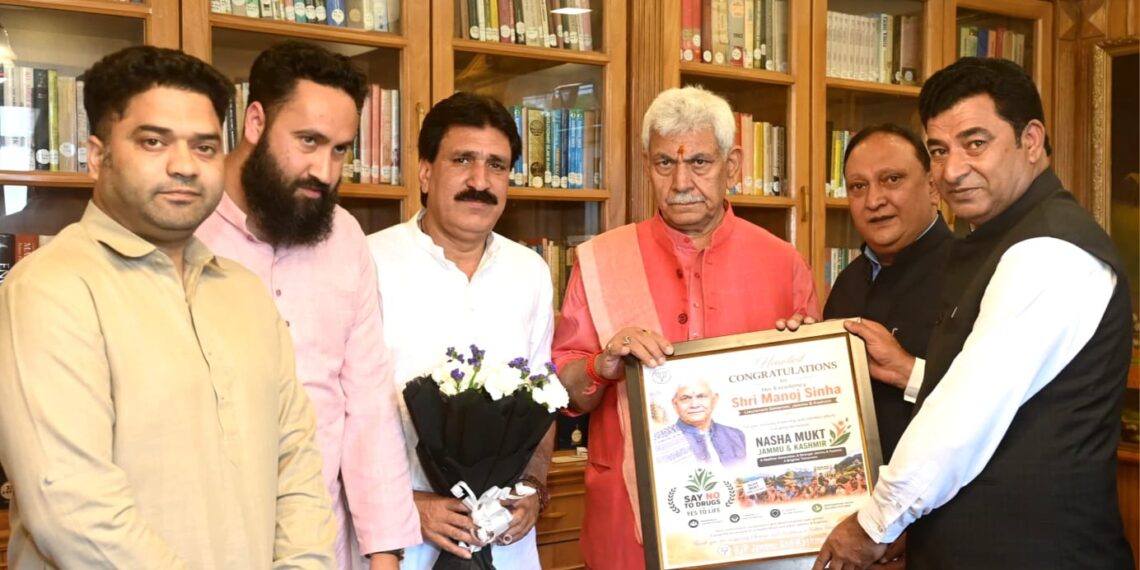 BJP Delegation Meets Manoj Sinha, Seeks Strict Justice in Budgam Incident; Praises Drug-Free J&K