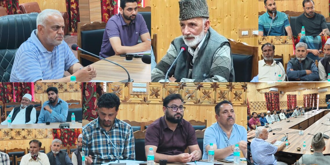 MLA Beerwah Dr. Shafi Ahmad Wani Reviews Water Supply Services, Stresses Conservation of Water Resources