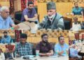 MLA Beerwah Dr. Shafi Ahmad Wani Reviews Water Supply Services, Stresses Conservation of Water Resources