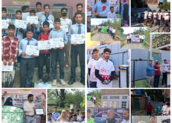 MY Bharat Anantnag Observes World Bicycle Day 2026 in Anantnag & Kulgam