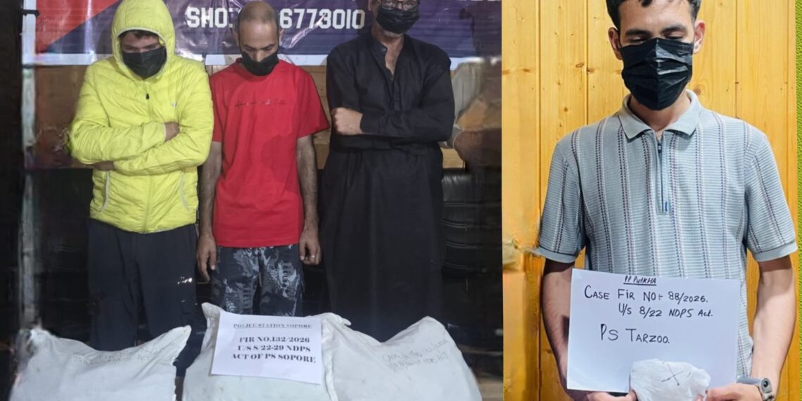 Sopore Police Achieves Major Success Against Drug Network