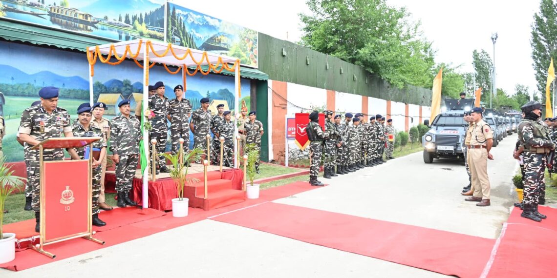 DG SSB Visits in 10 BN SSB, Srinagar, J&K, and Flags Off Bullet Resistance Vehicles