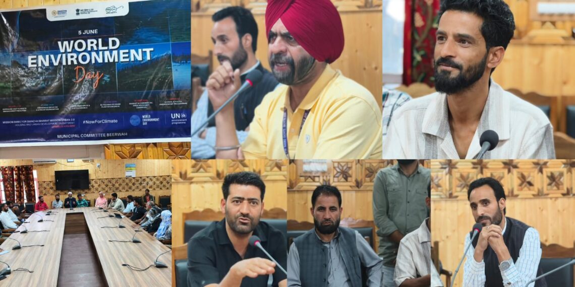 Municipal Committee Beerwah Launches World Environment Day 2026 Awareness Campaign
