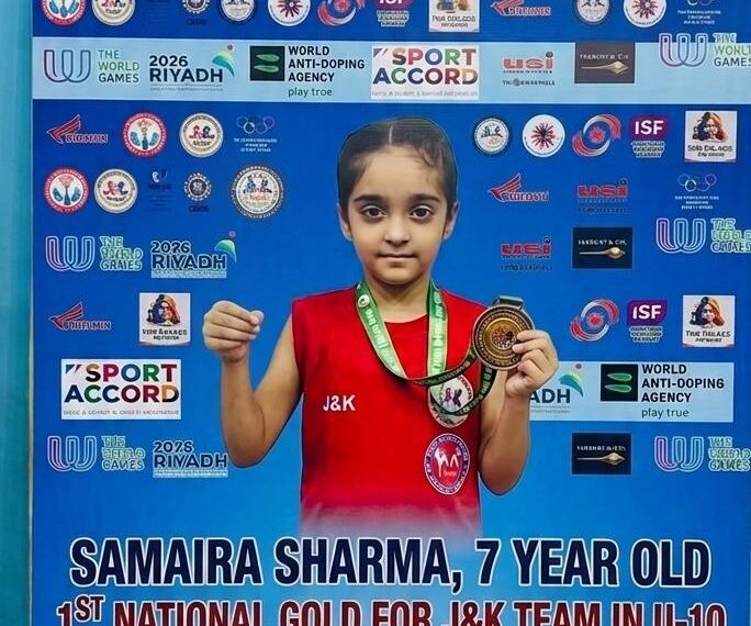 J&K’s 7-Year-Old Muay Thai Prodigy Wins National Gold, Earns Widespread Praise; Dr Darakhshan Andrabi Congratulates