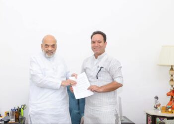 Sunil Sharma Calls on Amit Shah, Discusses Security, Political Scenario in J&K