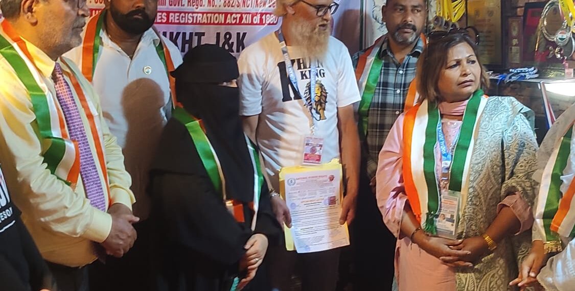 National Human Rights Social Justice Council of India (Global WWAO) Appoints Aafaaq Rashid Khan as Vice President for J&K UT