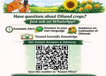 Oilseeds Kisaan Mitra’, India’s First Nationwide WhatsApp AI Advisory for Oilseed Farmers