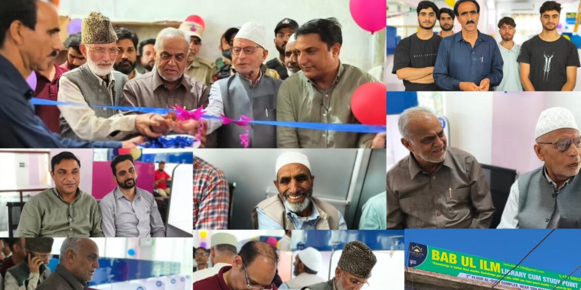 Bab-ul-Ilm Library Inaugurated at Magam, Budgam: A New Centre for Education, Guidance and Social Service