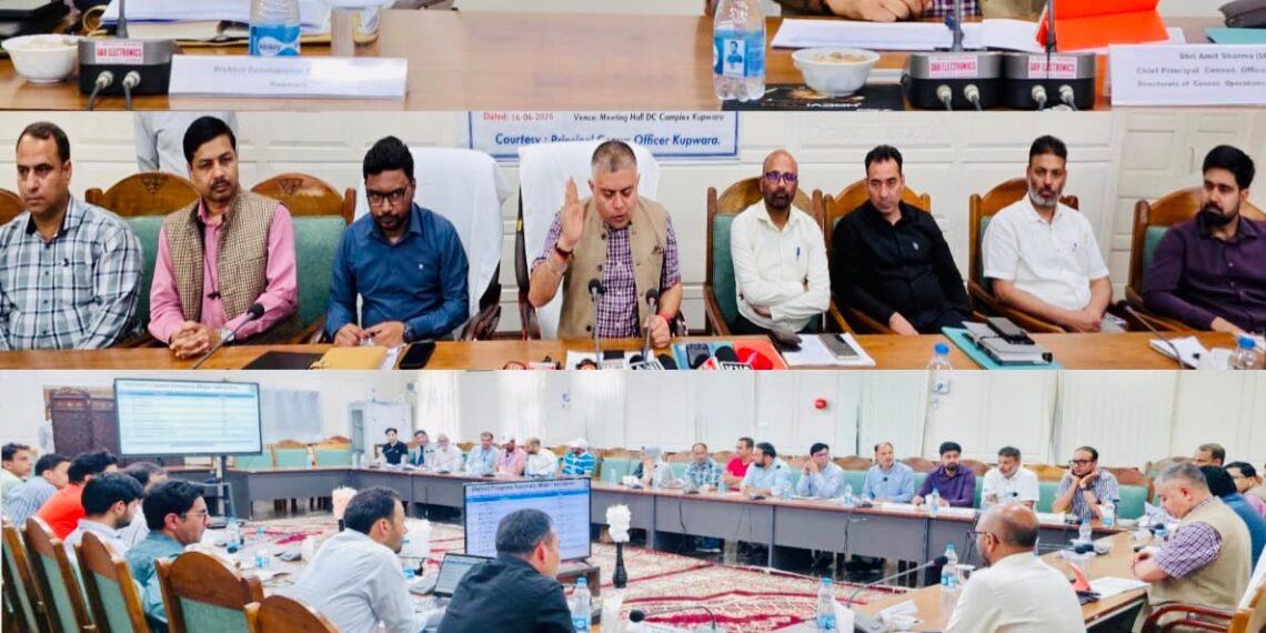 Amit cautions public against Cyber Criminals during Census Review Meeting at Kupwara