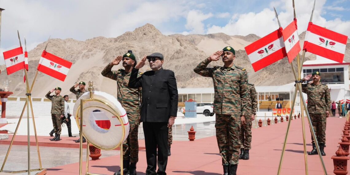 VP Pays Tribute to Soldiers, Hails ITBP Bravery and Ladakh’s Development Model During High-Profile Visit