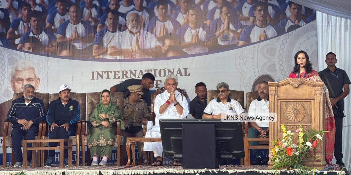 Yoga Has Become a Global Health Movement Inspired by India: LG Manoj Sinha on International Yoga Day