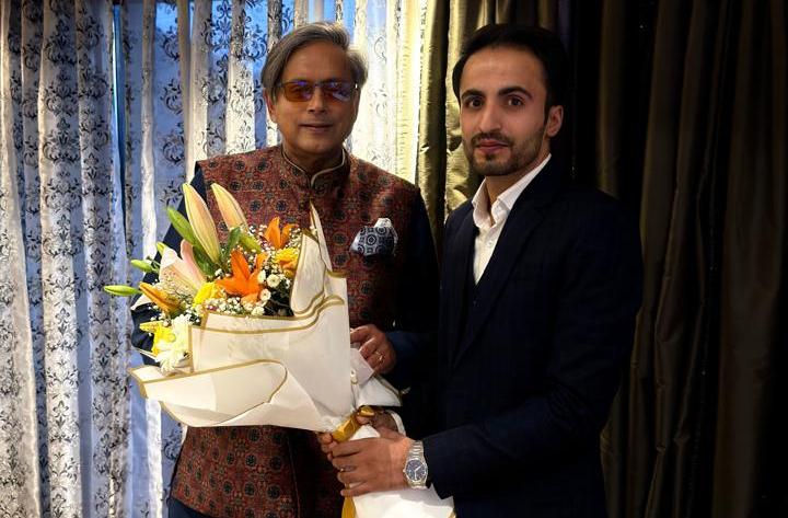 Adv. Jehanzeb Allaqaband Calls on Dr. Shashi Tharoor in Srinagar