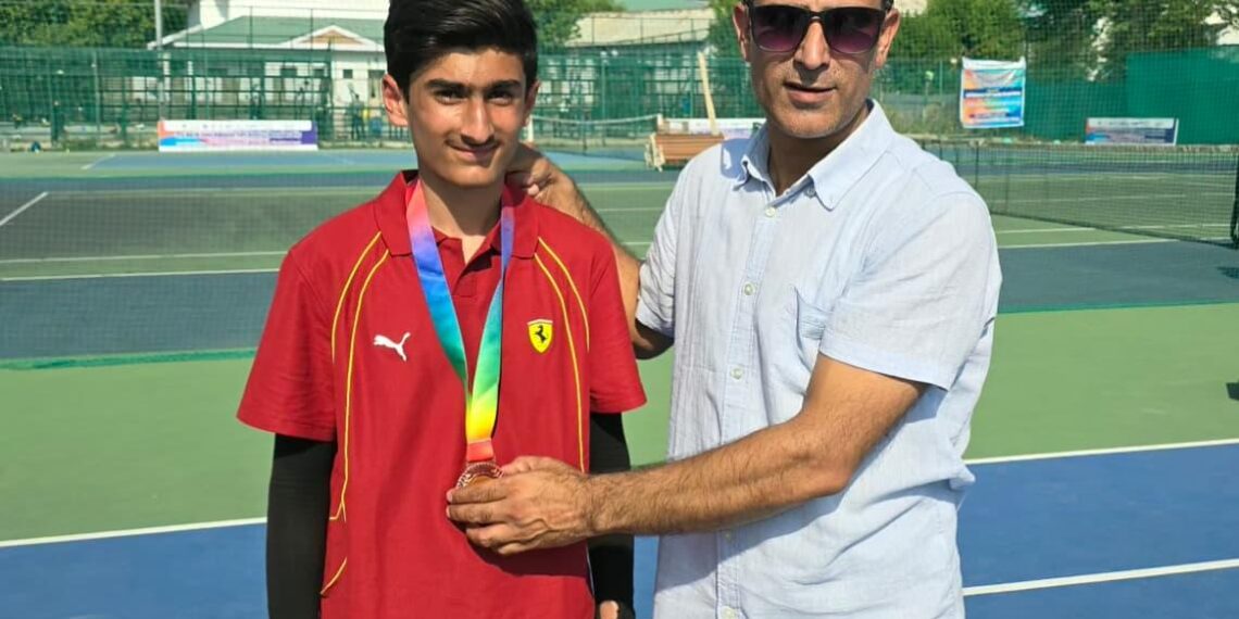 Kashmir’s Mohammad Qais Wins Bronze at 3rd North Zone National Soft Tennis Championship