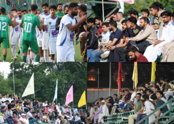 KCFL nears completion of league stage, large evening crowd witnesses Sunday fixture