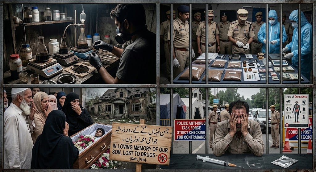 Alarming Rise in Drug Smuggling in Karnah; Two Arrested in Two Days, Residents Demand Stern Action to Eradicate the Menace