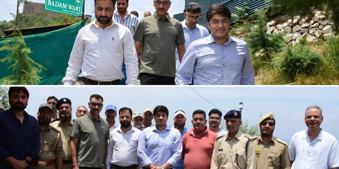 Commissioner SMC Reviews Urban Greening Initiatives During Inspection of Hari Parbat Range