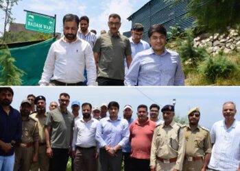 Commissioner SMC Reviews Urban Greening Initiatives During Inspection of Hari Parbat Range