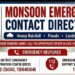 Baramulla Administration Issues Monsoon Emergency Contact Directory, Urges Public to Stay Alert