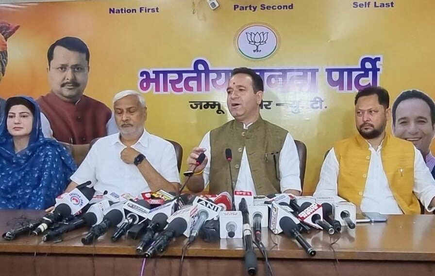 Omar indulging in “Political Theatrics” in New Delhi: LoP Sunil Sharma