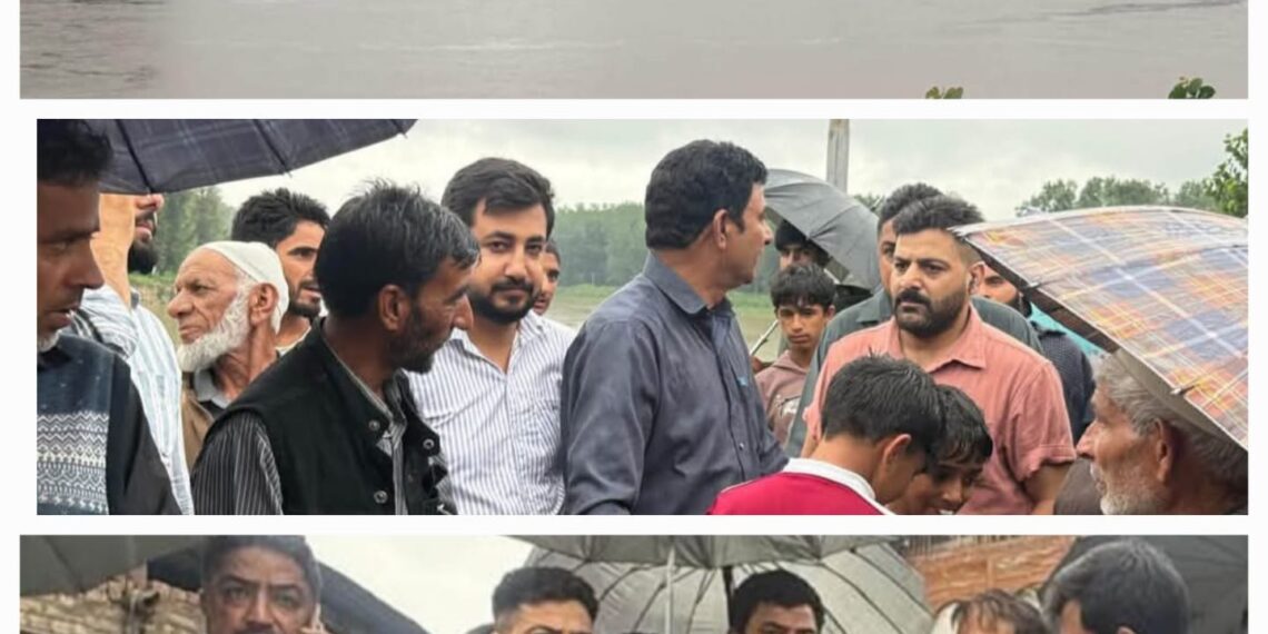 BJP General Secretary Mohd Anwar Khan Visits Danger Zones in Pulwama, Assures Public Support