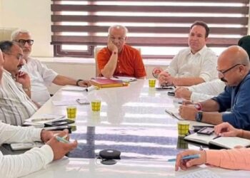 Ashok Koul and sunil Sharma Review Upcoming BJP Programmes, Organisational Matters at Jammu Meeting