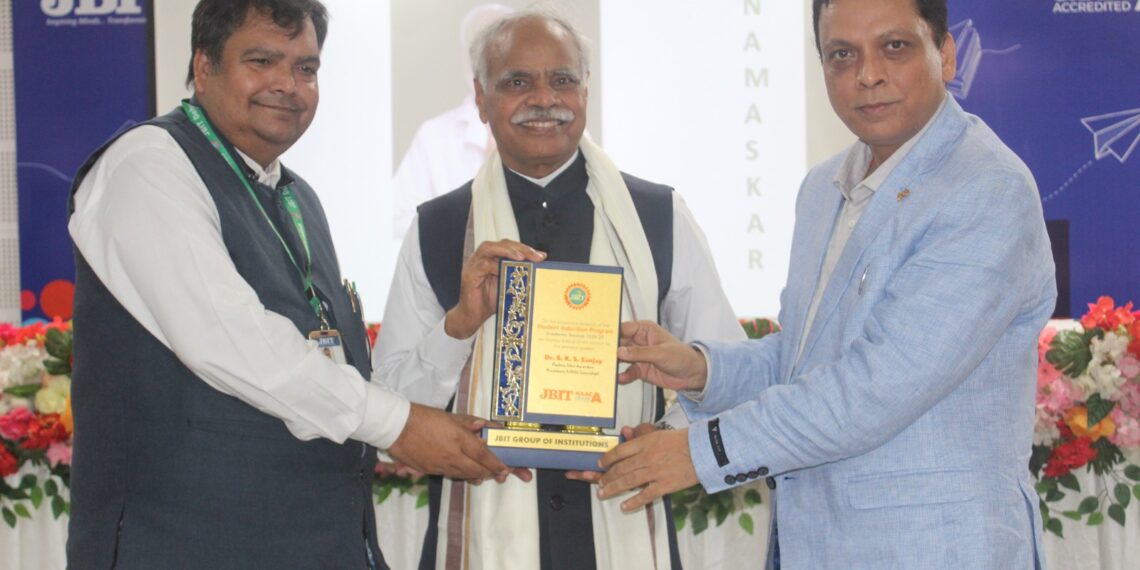 Padma Shri Dr. B. K. S. Sanjay and Dr. Gaurav Sanjay Inspire JBIT Students on Road Safety