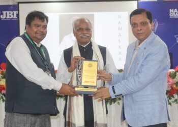 Padma Shri Dr. B. K. S. Sanjay and Dr. Gaurav Sanjay Inspire JBIT Students on Road Safety