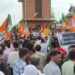 BJP, NC Hold Separate Protests in Srinagar; Police Stop Marches Towards Secretariat, BJP Office