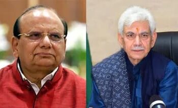 Ladakh LG Vinai Kumar Saxena to Discharge Functions of J&K LG During Sinha’s Leave