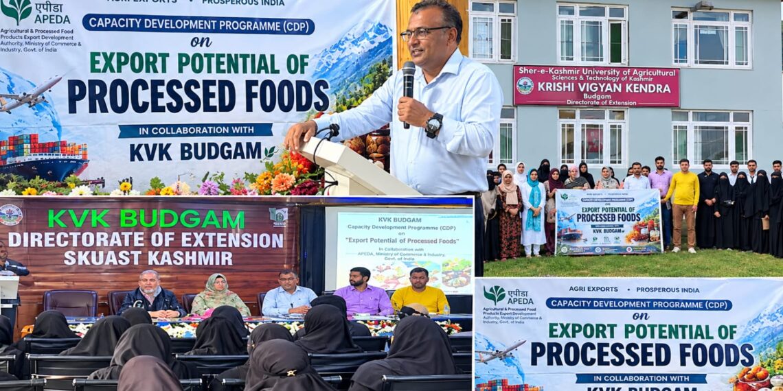 One-Day Capacity Development Programme on Export Quality Standards and Branding Held at KVK Budgam