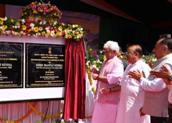 LG Sinha Lays Foundation For ₹14 Crore Heritage Revival Projects At Purmandal, Uttervehini