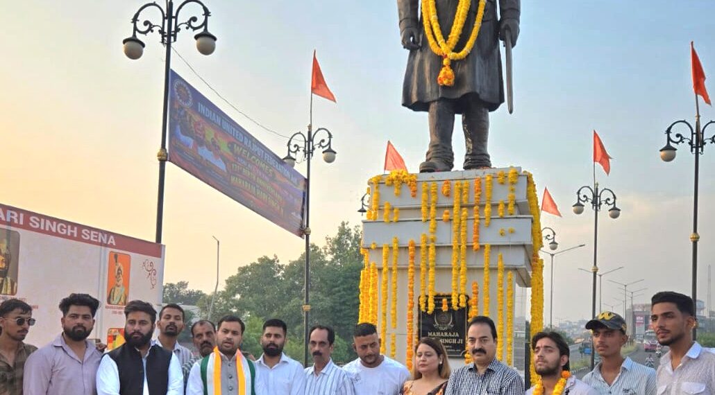 NATF Pays Floral Tribute to Maharaja Hari Singh on His 131st Birth Anniversary in Jammu