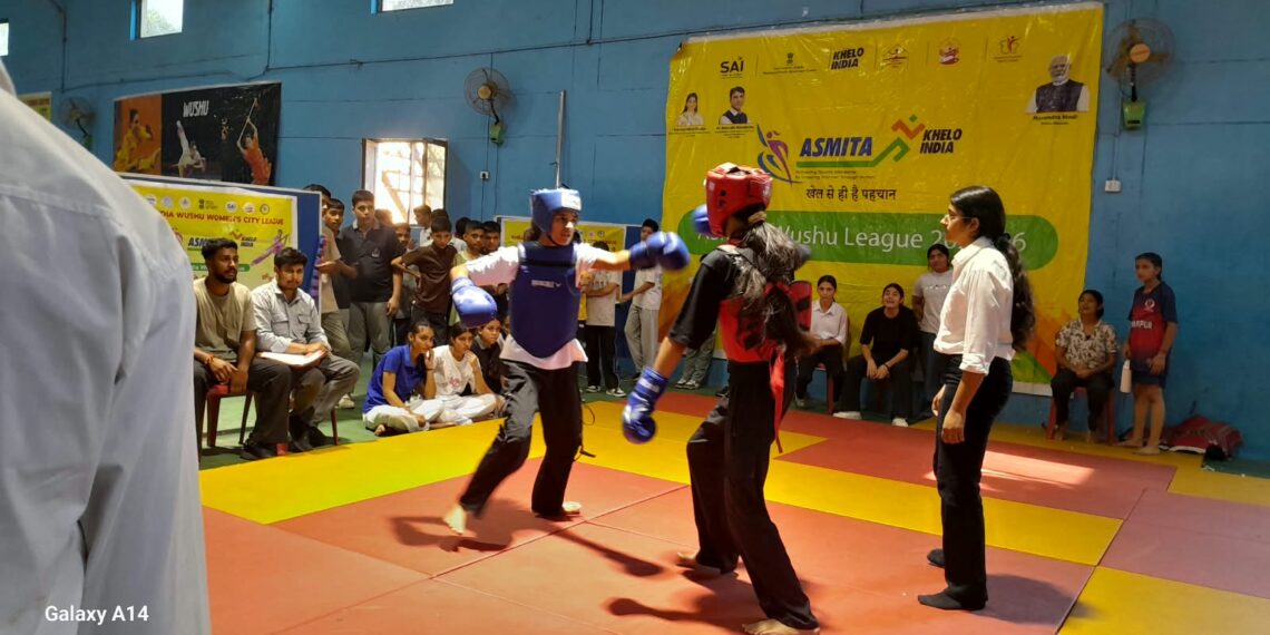 Ashmita Khelo India Wushu League Organised by District Udhampur Wushu Association