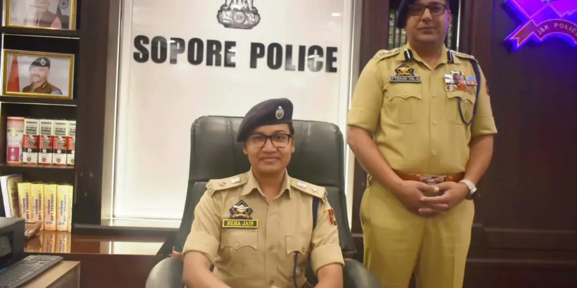 Neha Jain IPS Takes Charge as SSP Sopore, Vows Zero Tolerance Against Drugs