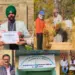 Agriculture Department Beerwah Felicitates Manjeet Singh Gill for His Dedication to Farming Alongside Teaching