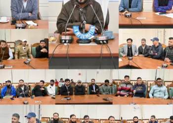 DC Kupwara Abhishek Sharma interacts with Media Fraternity, calls for collective synergy for district’s development