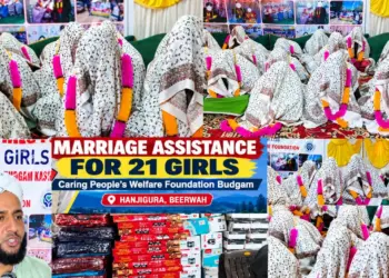 Caring People’s Welfare Foundation Budgam Extends Marriage Assistance to 21 Girls from Underprivileged Families