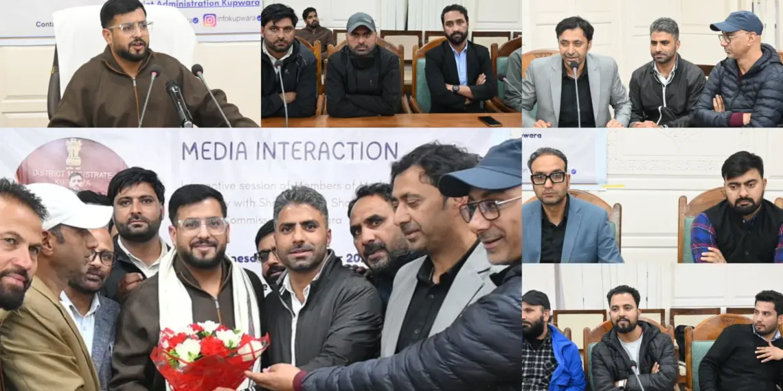 ڈی سی کپواڑہ ابھیشیک شرما کی میڈیا برادری سے ملاقات، ضلع کی ترقی کے لیے مشترکہ کوششوں پر زور