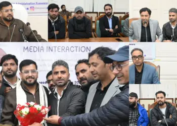 ڈی سی کپواڑہ ابھیشیک شرما کی میڈیا برادری سے ملاقات، ضلع کی ترقی کے لیے مشترکہ کوششوں پر زور