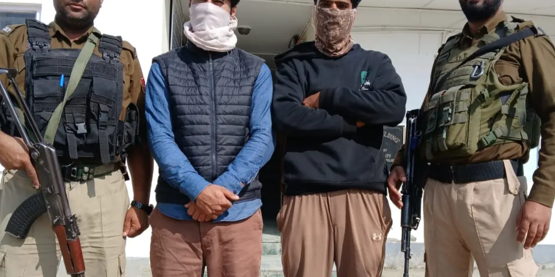 Sopore Police arrested 02 drug peddlers, contraband substance recovered