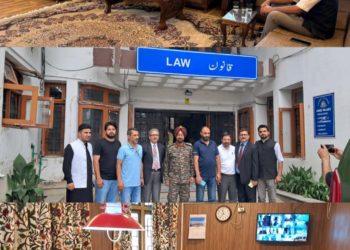 GOC 31 HQ Major General PBS Lamba visits KU, Met VC Prof Nilofar Khan