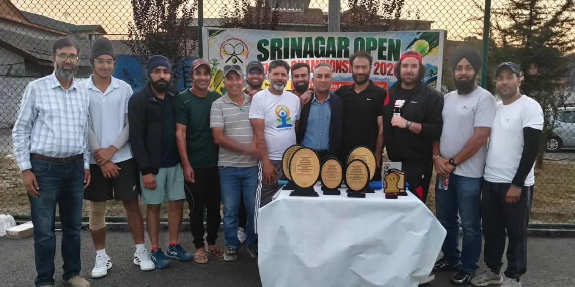 Inayat Jehangir Wins Fourth Consecutive Singles Title at Srinagar Open Tennis Championship