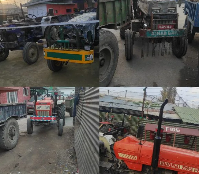 Illegal extraction & transportation of minerals: Police seizes 4 vehicles; Arrests 4 drivers in Sopore