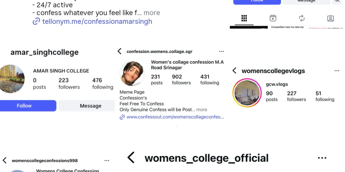 Strict Action Against Fake Handles Tarnishing College Reputation: GCW M.A Road Sgr