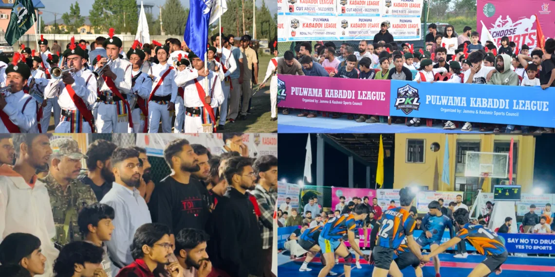 Pulwama Kabaddi League 2026 Kicks Off with Eight Teams, 96 Athletes