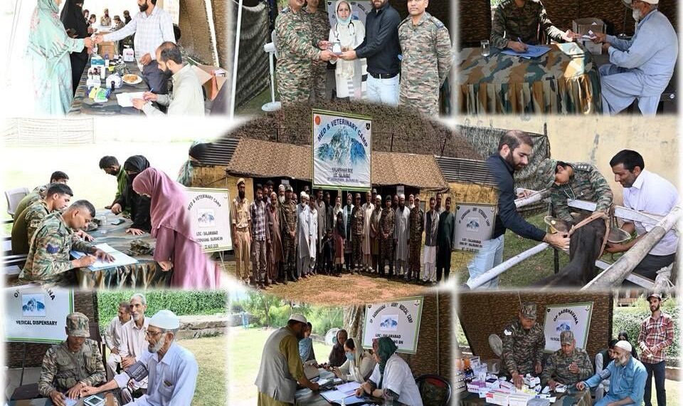 Indian Army Organises Medical and Veterinary Camp at Salamabad, Uri Under Operation Sadbhavna